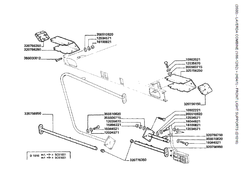 42.SUPORTE DAS LUZES DIANTEIRAS (D1016)