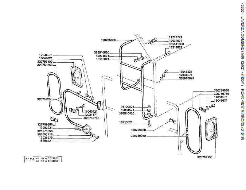 46. ESPELHOS DE VISTA TRASEIRA (D1016)