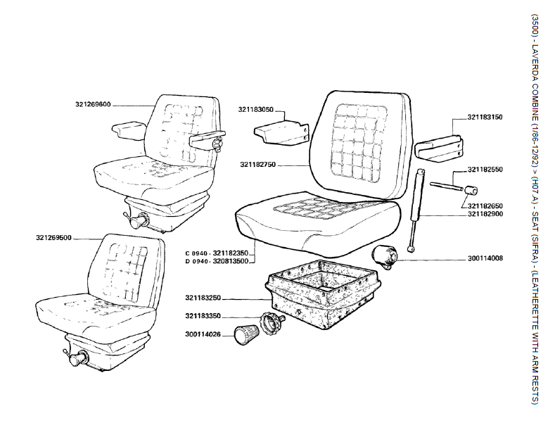 55.ASSENTO (SIFRA) - (COURO COM BRAÇOS)