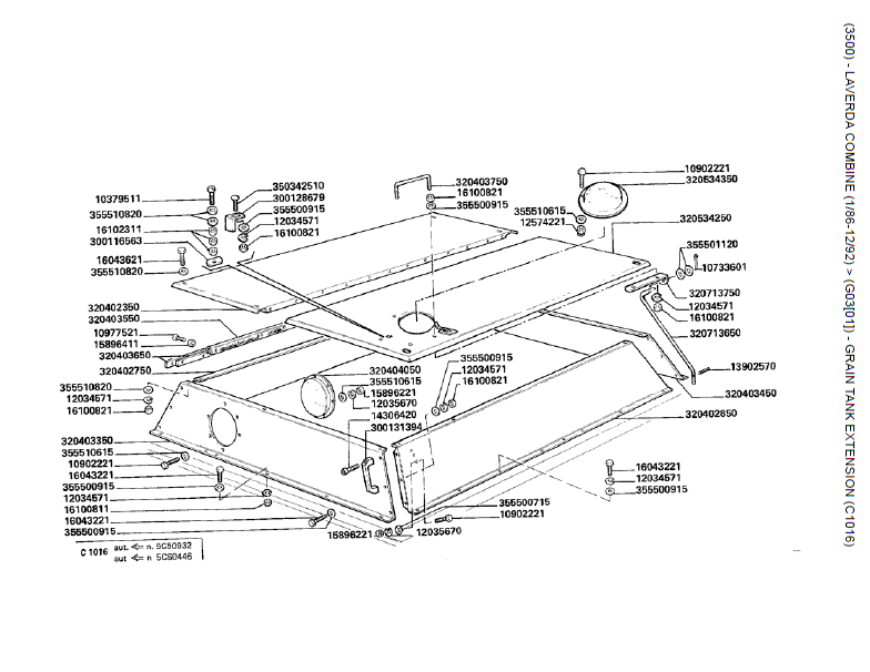 22. EXTENSÃO DO TANQUE DE GRÃOS (C1016)
