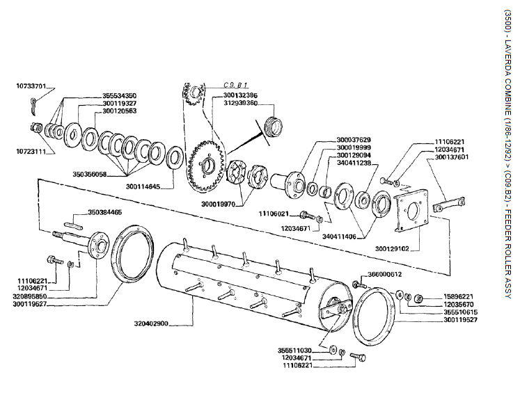 08.CONJUNTO DE ROLO DE ALIMENTADOR