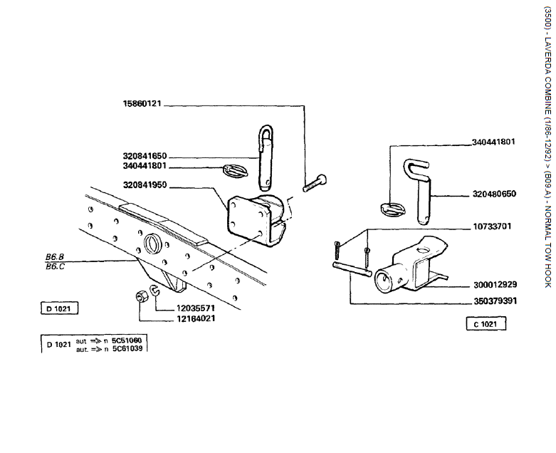 22. GANCHO DE REBOQUE NORMAL