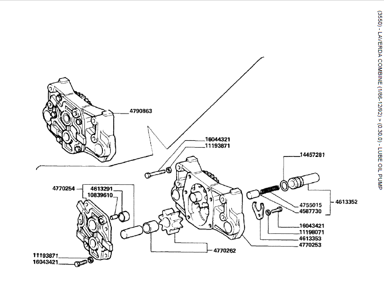 21. BOMBA DE ÓLEO LUBRIFICANTE