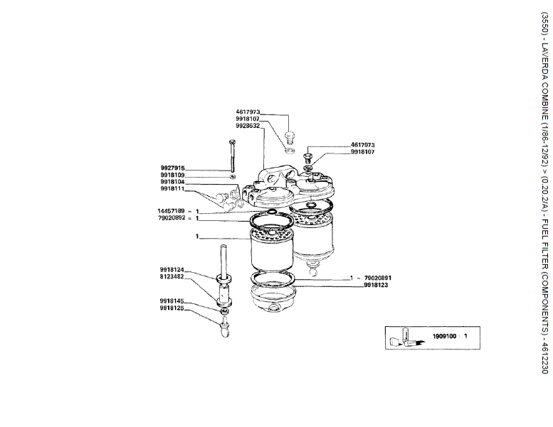 37.  FILTRO DE COMBUSTÍVEL (COMPONENTES) - 4612230
