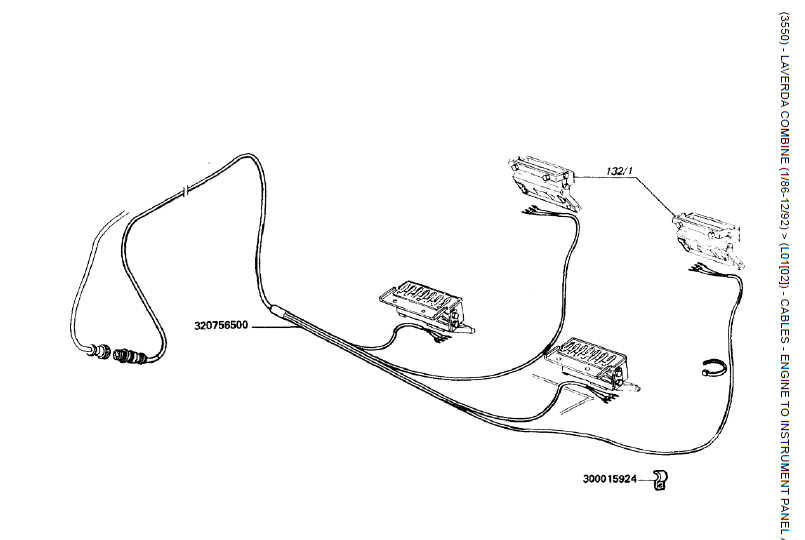 17.  CABOS - MOTOR AO PAINEL E DISPOSITIVOS DO INSTRUMENTO