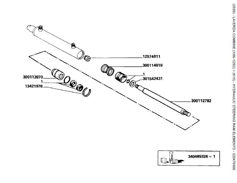 06.  ELEMENTOS HIDRÁULICOS DA RAM DA DIREÇÃO - 320479300