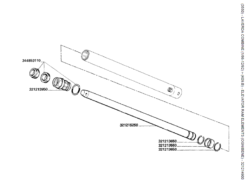 14. ELEMENTOS DE RAM DO ELEVADOR (OGNIBENE) - 321214900