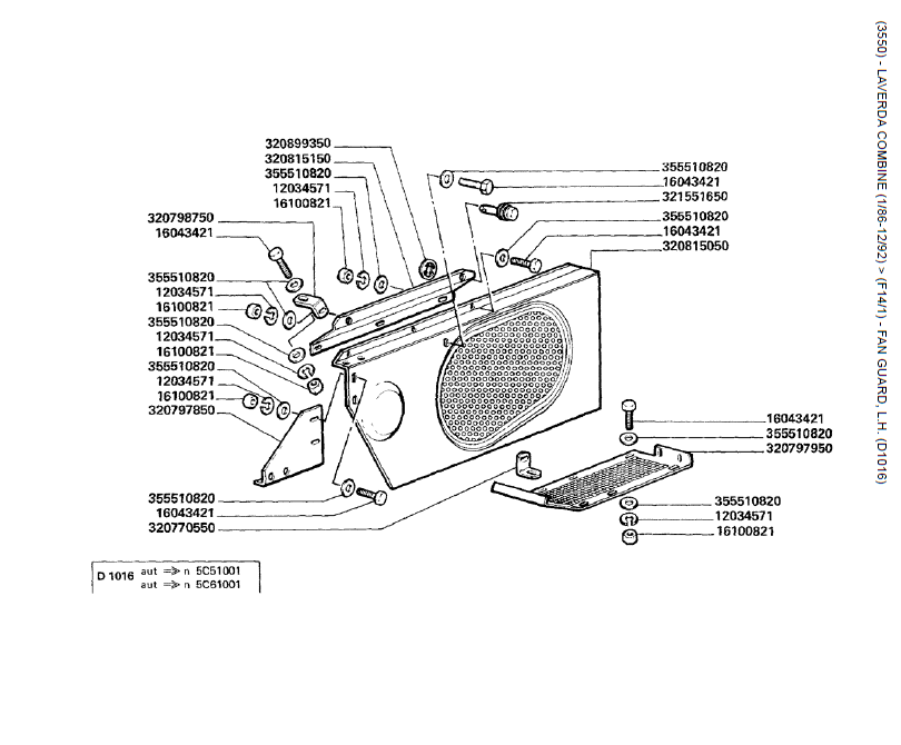 30. PROTECÇÃO DO VENTILADOR , L.H. (D1016)