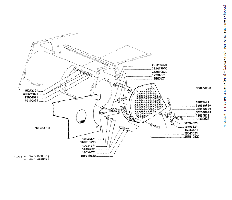 31. PROTECÇÃO DO VENTILADOR , L.H. (C1016)