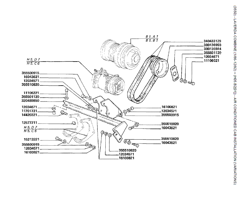 61.  INSTALAÇÃO DA CABINE COM AR CONDICIONADO (VARIAÇÕES)