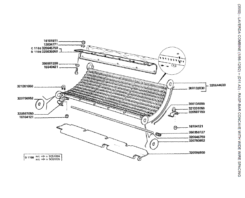 05. RASP-BAR CONCAVE COM ESPAÇO DE FIO LARGO