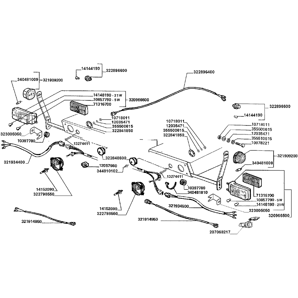 16.COMPONENTES DA LUZ DIANTEIRA