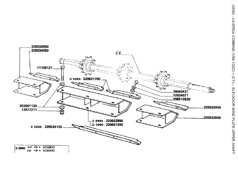12. PLACA SUPERIOR DO EIXO DA PLACA DE VINHO