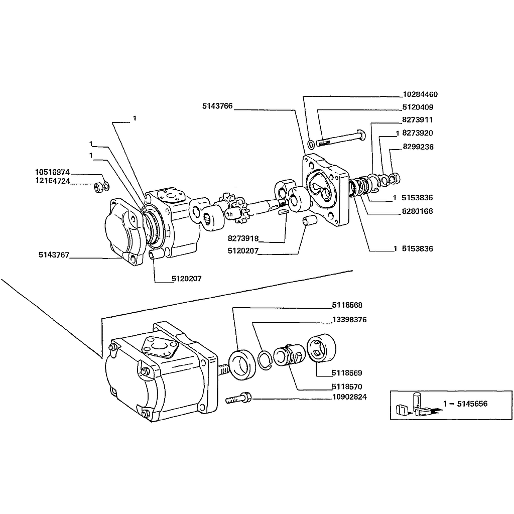 21. ELEMENTOS DAS BOMBAS HIDRÁULICAS 5129478