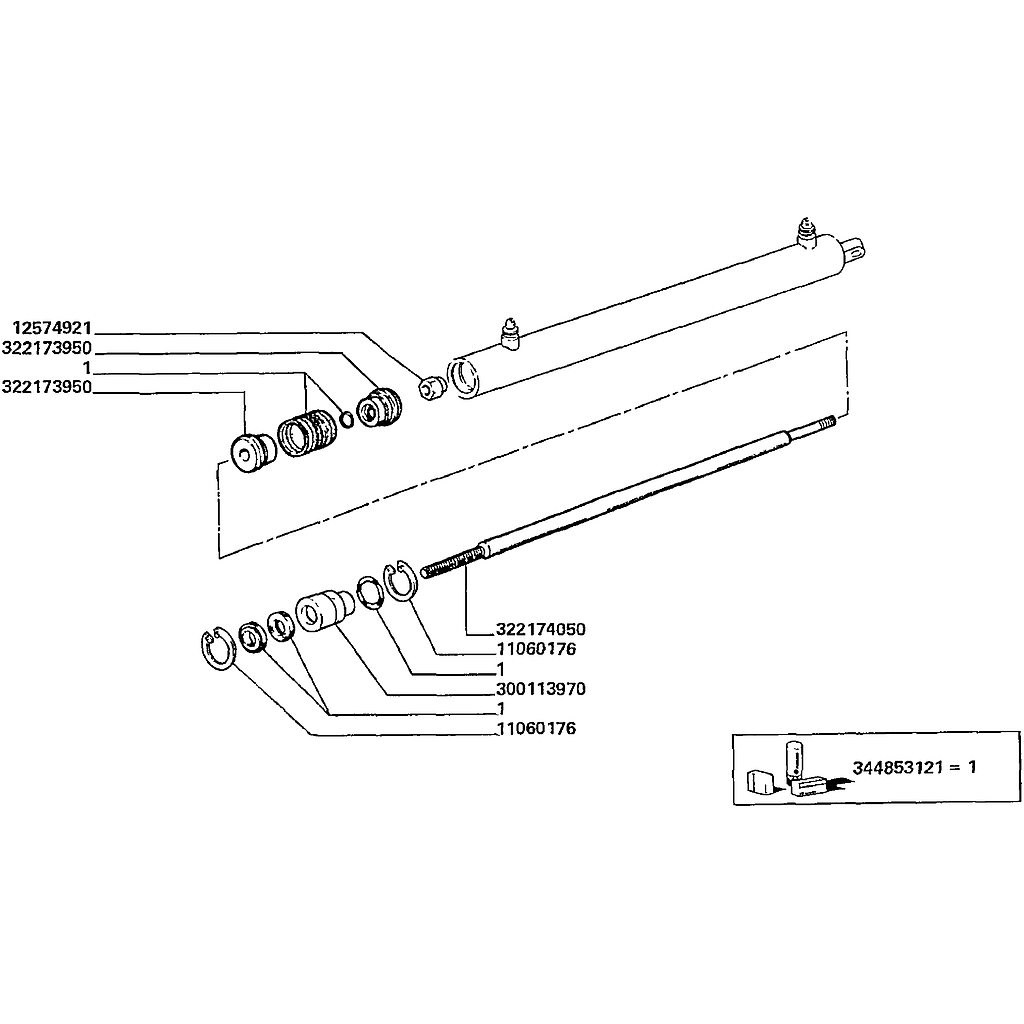 21. ELEMENTOS RAM PARA GIRO DO TUBO DE DESCARGA