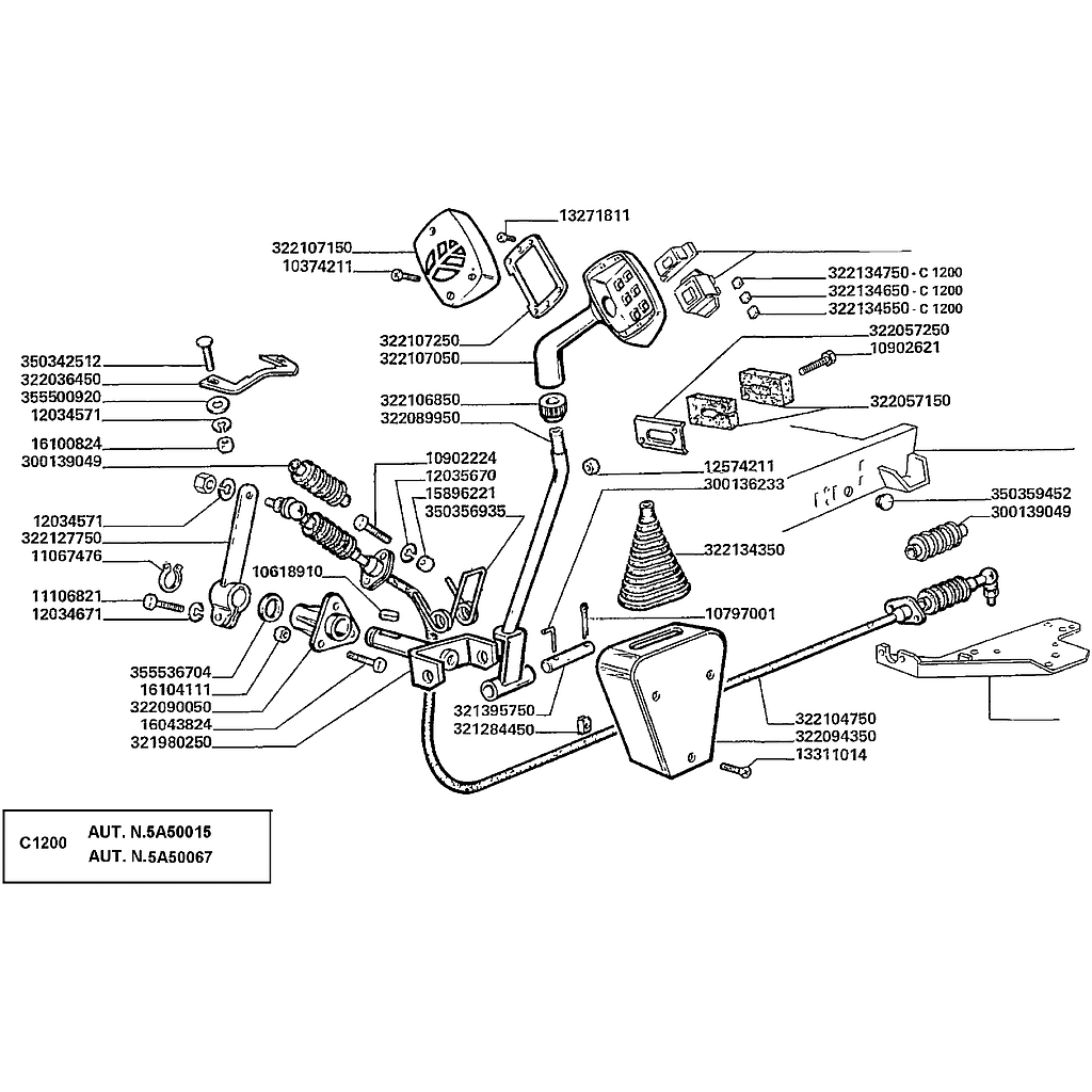 04. ALAVANCA DE MUNTIFICAÇÕES PARA TRACÇÃO HIDROSTÁTICA