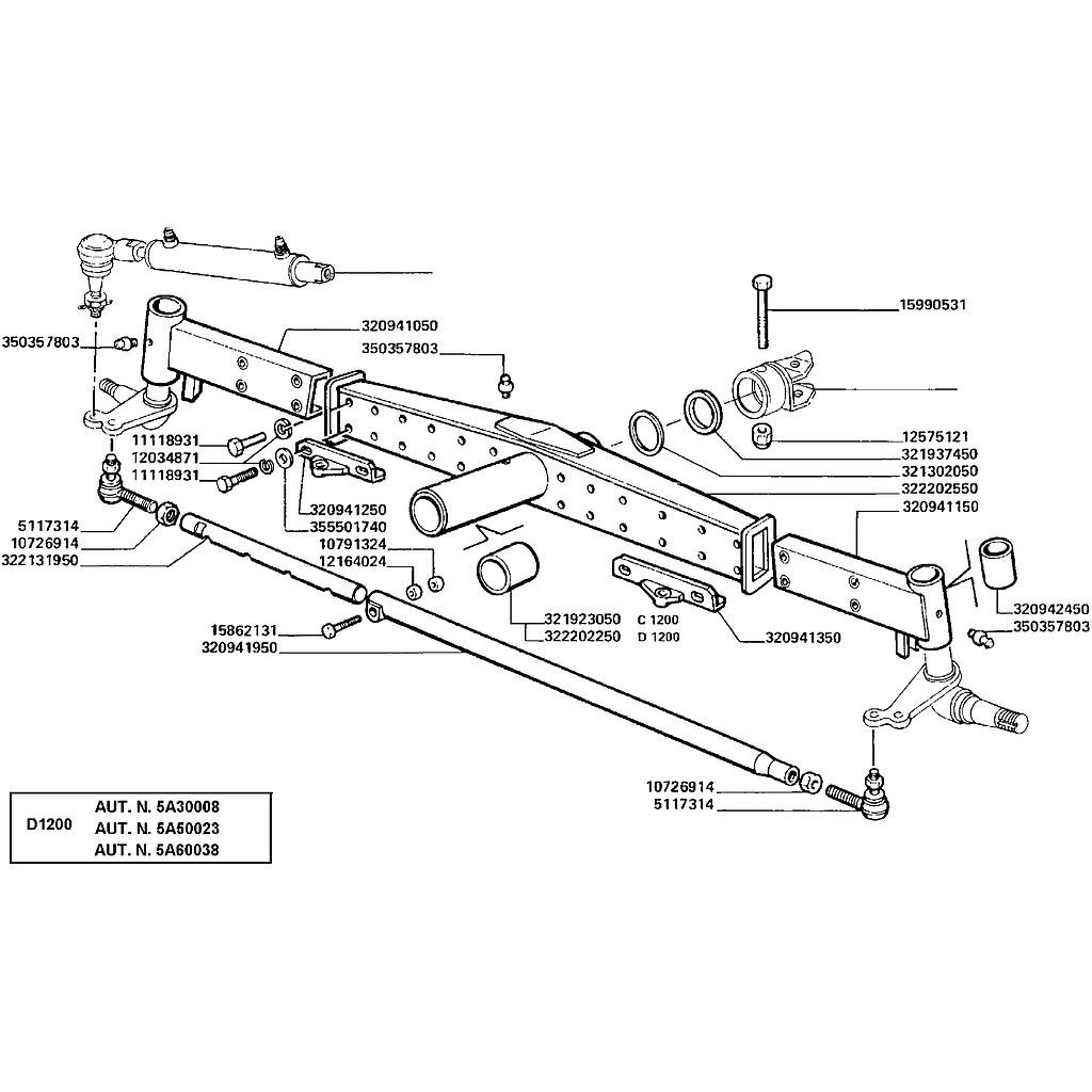 59. EIXO TRASEIRO - AJUSTÁVEL