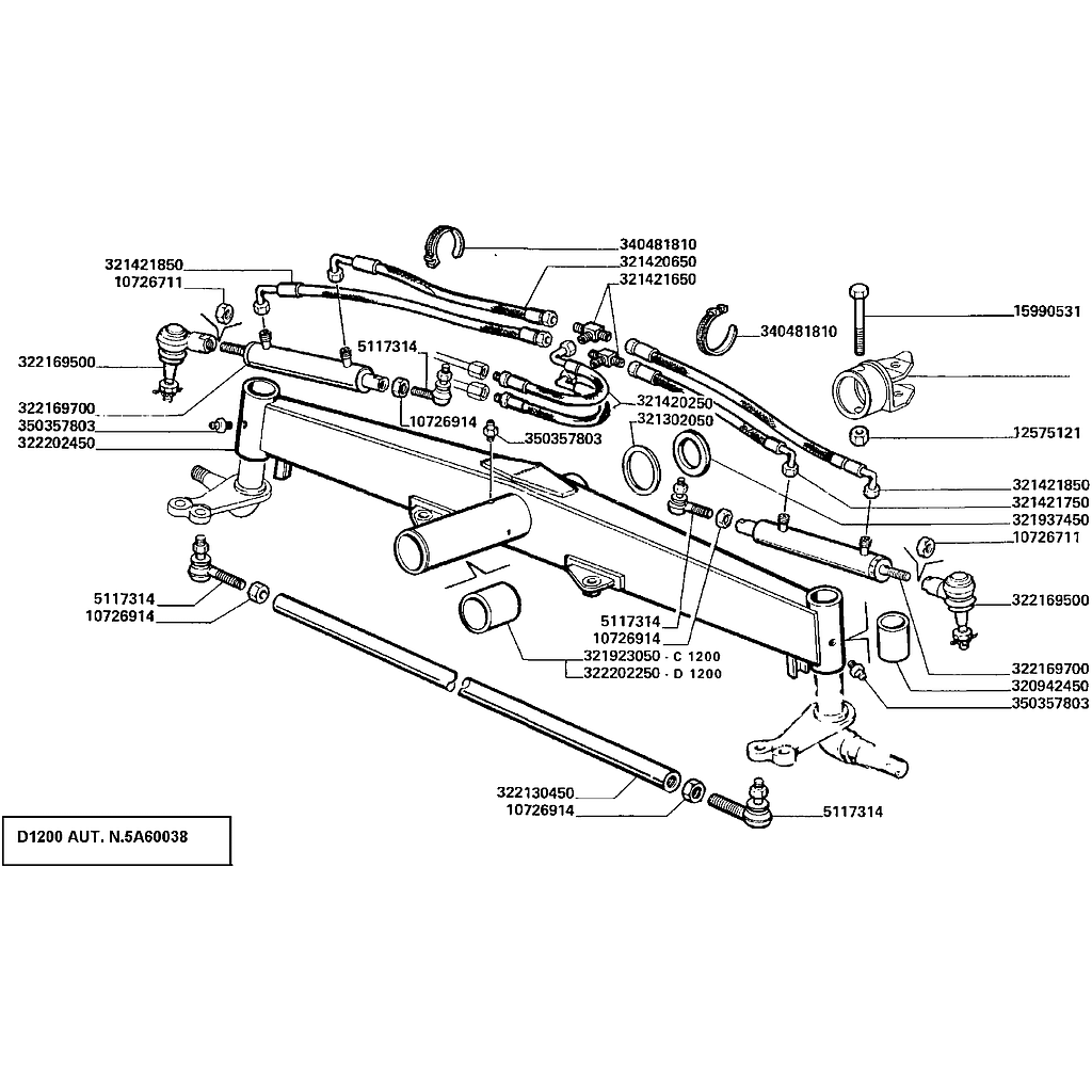 62 . EIXO TRASEIRO - FIXO