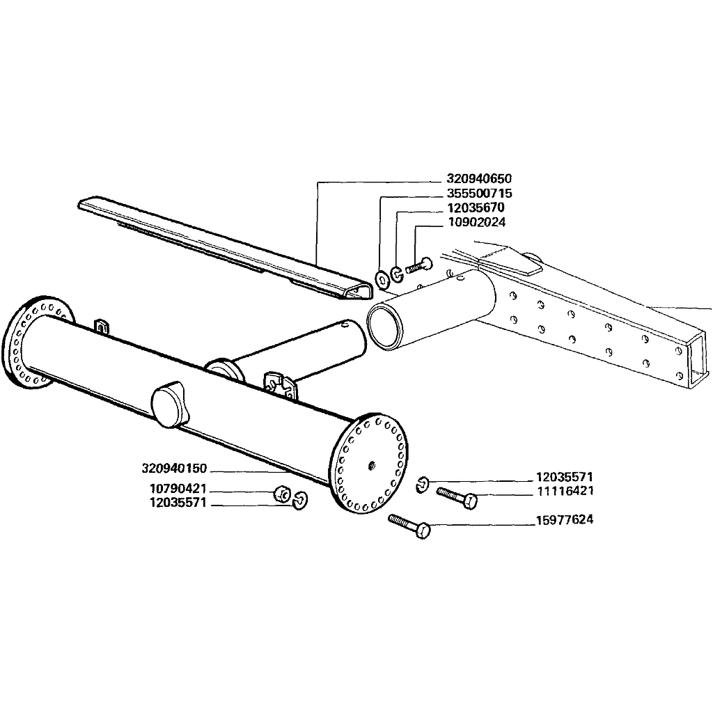 65 . SUPORTE DO EIXO TRASEIRO