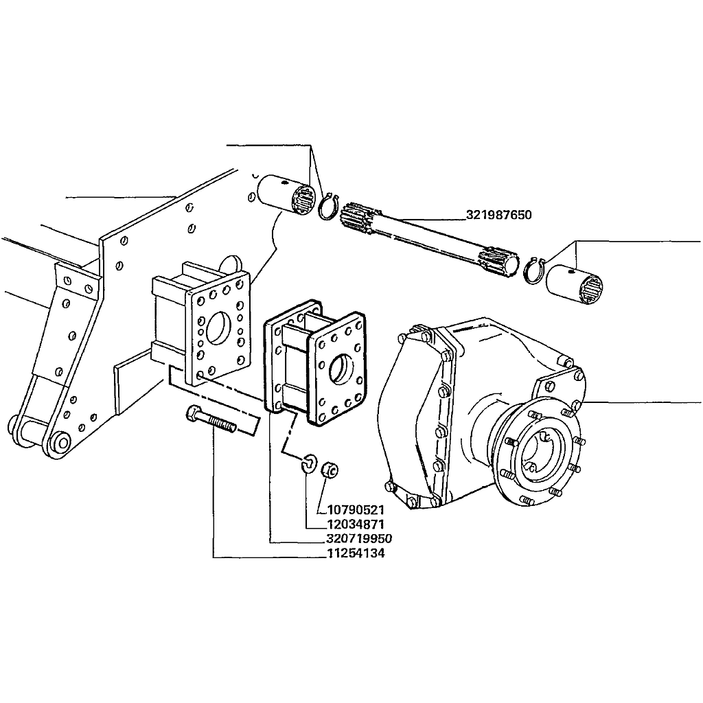 29. ESPAÇO DO EIXO DIANTEIRO (MM 250)