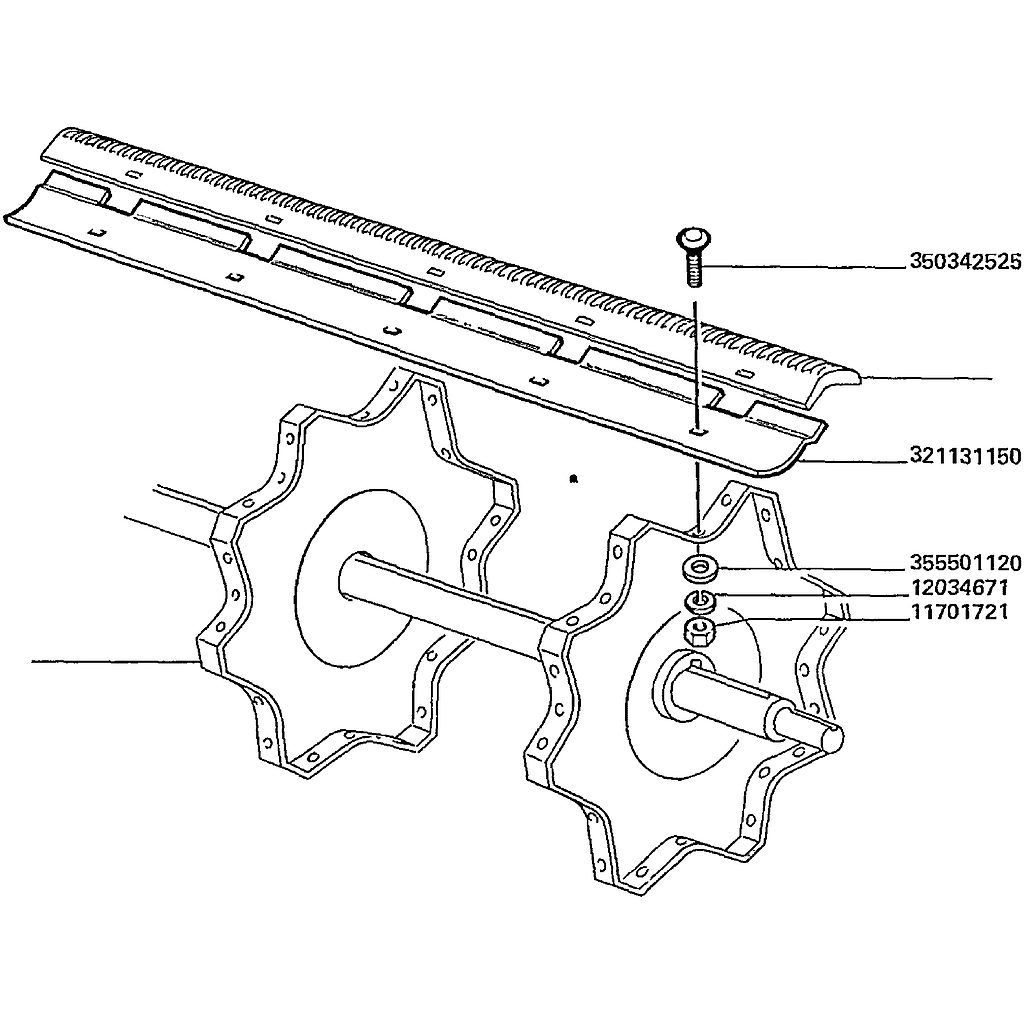 42. PLACAS DE BARRAS DE TAMBOR