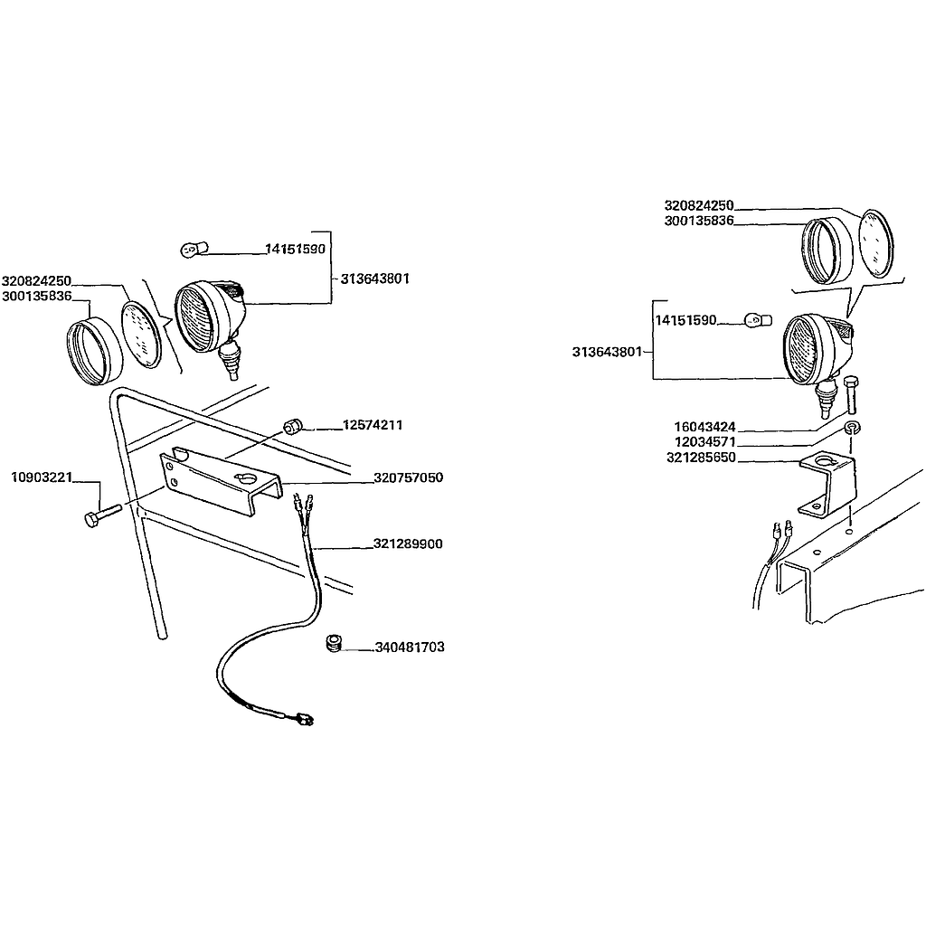 57.  OBRAS LUZES AUXILIARES SEM CABINE