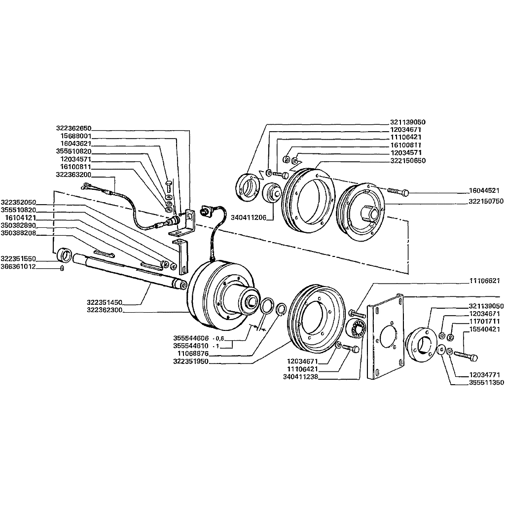 78. ANDARILHO DE PALHA EMBRAIAGEM ELETRO-MAGNÉTICA - EMBRAIAGEM