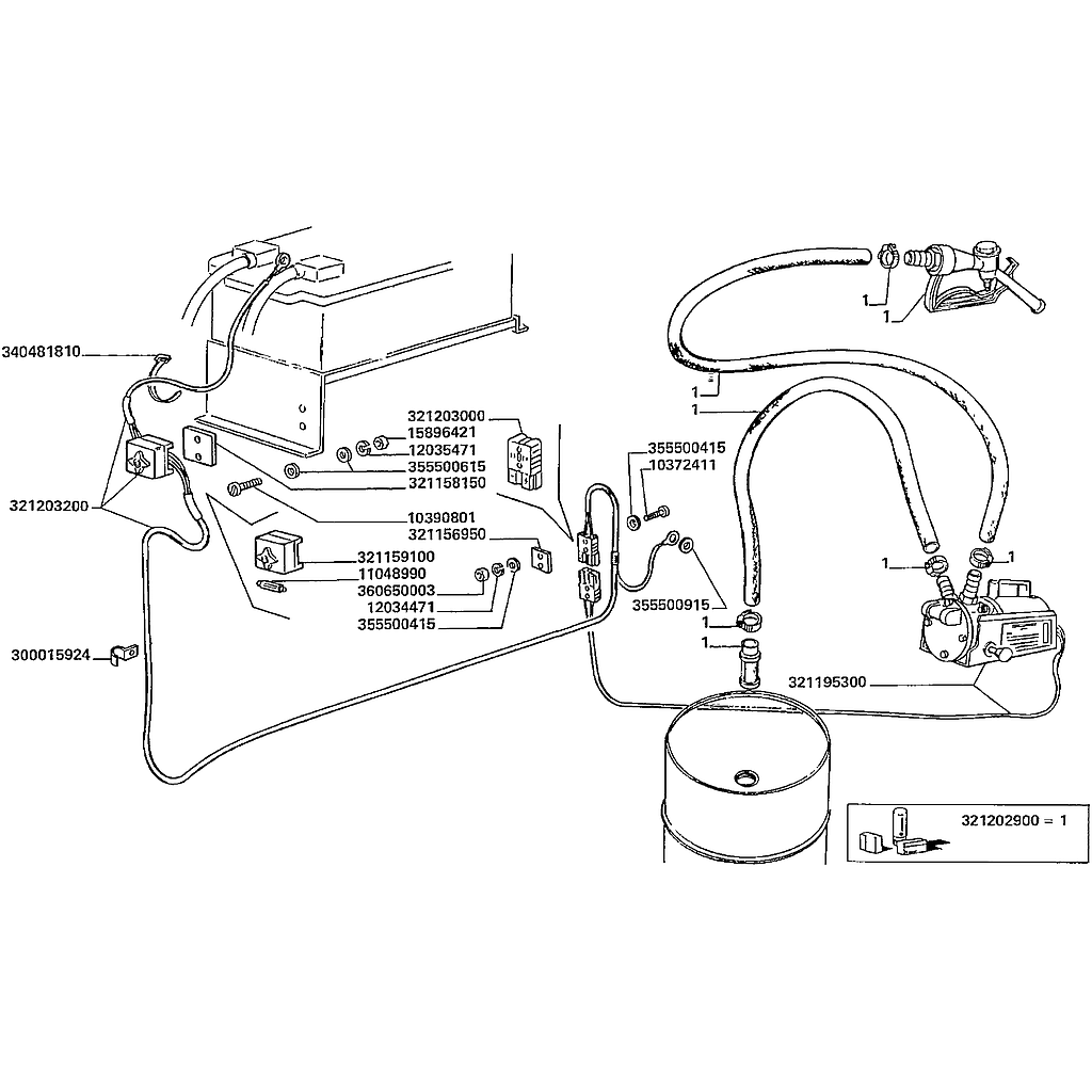 96.  BOMBA ELÉCTRICA  PARA ENCHIMENTO DE COMBUSTÍVEL