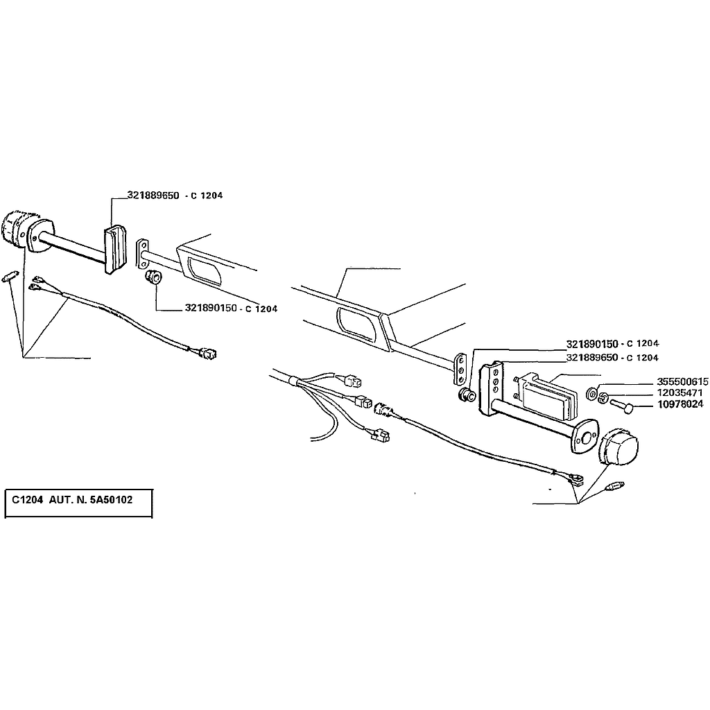 106. LUZES DE POSIÇÃO FRENTE