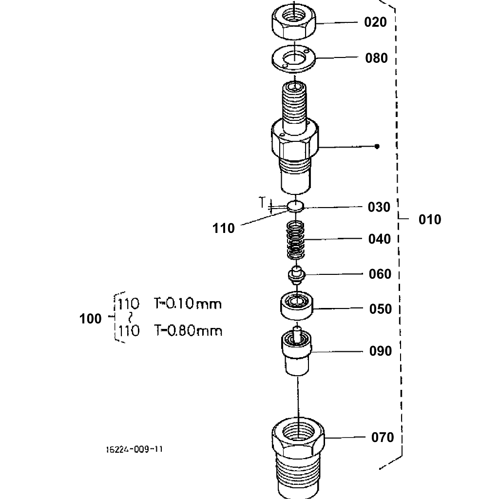 17. SUPORTE DOS BICOS (COMPONENTES)