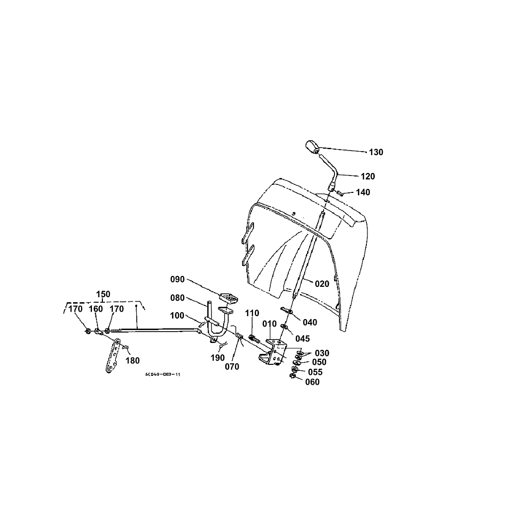 01. ALAVANCA DO ACELERADOR