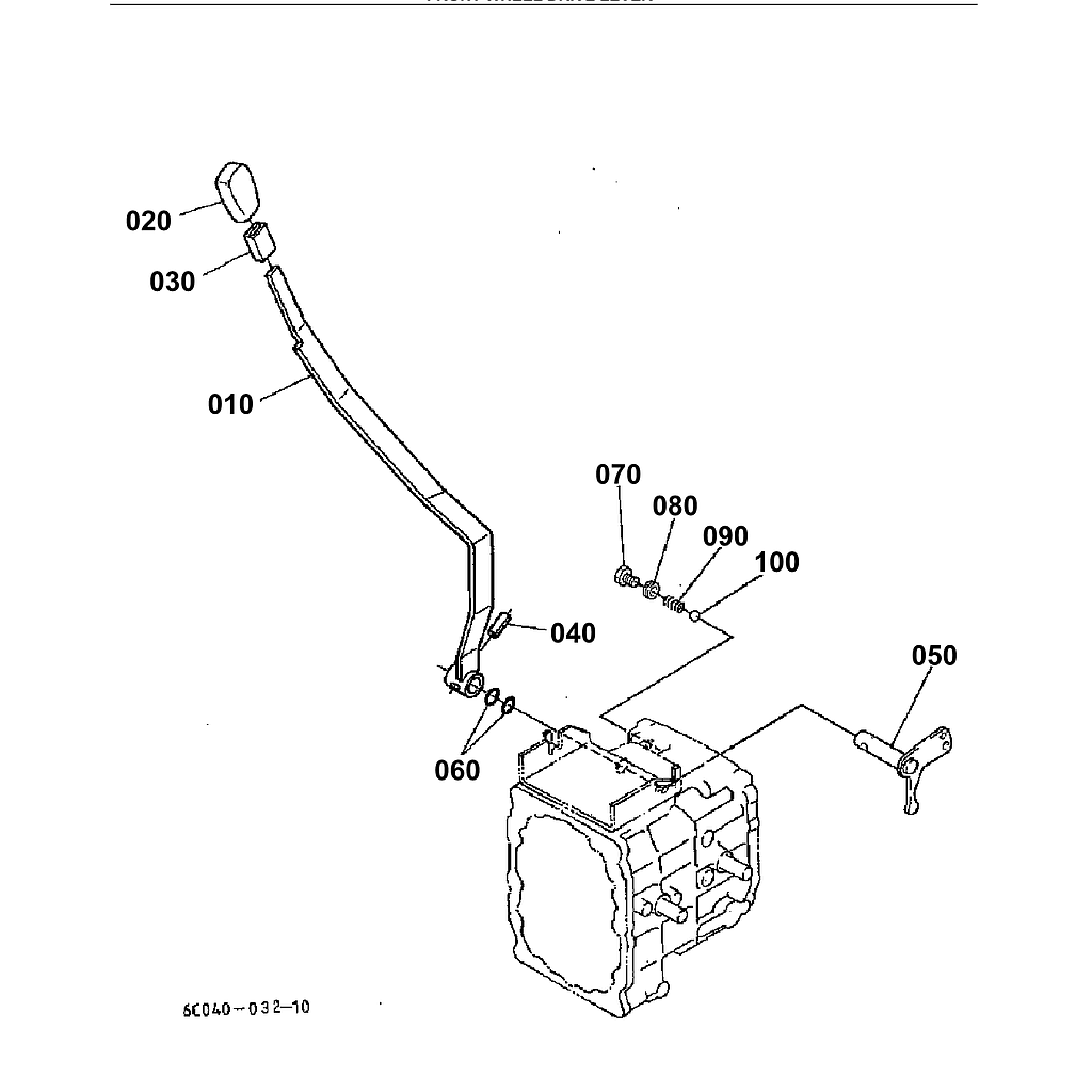 03.  ALAVANCA DA RODA DIANTEIRA