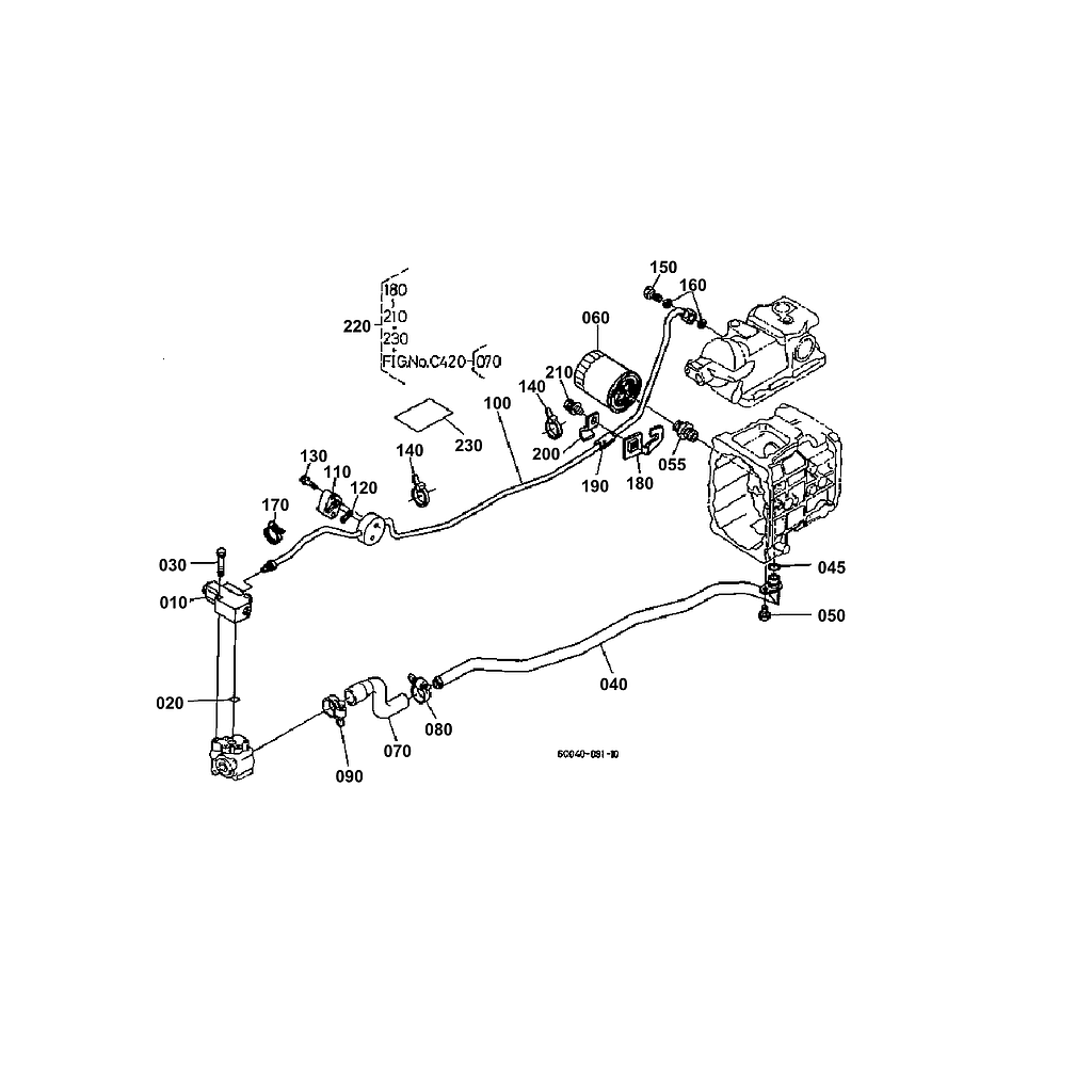 04. LINHA DE ÓLEO HIDRÁULICO (SUCÇÃO)