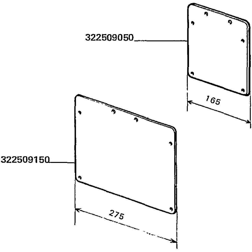 01.SUPORTE DE PLACA DE NÚMERO