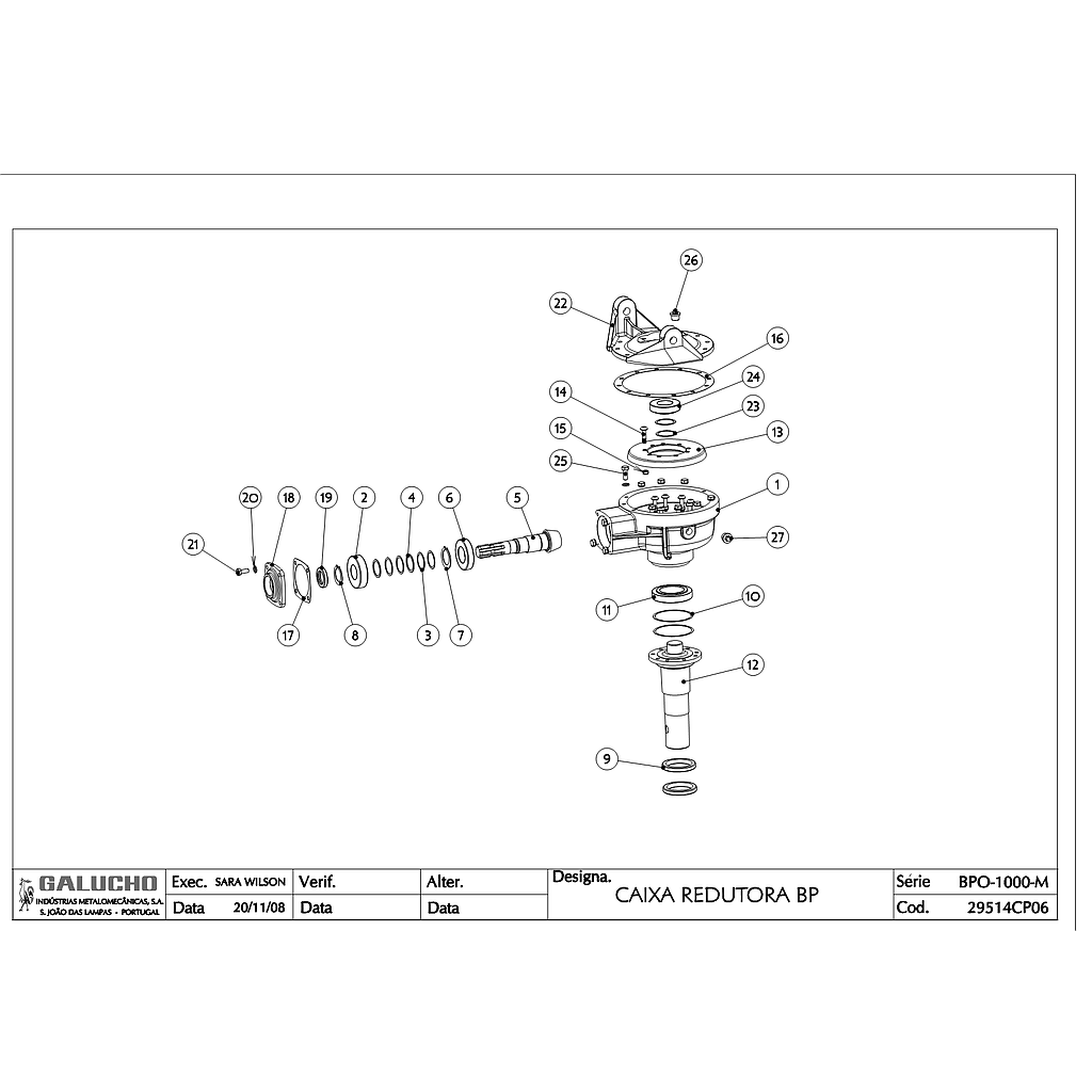 02. CAIXA REDUTORA BP