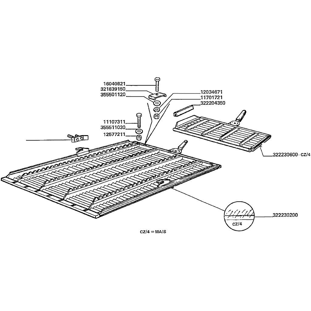 20. PENEIRA AJUSTÁVEL SUPERIOR
