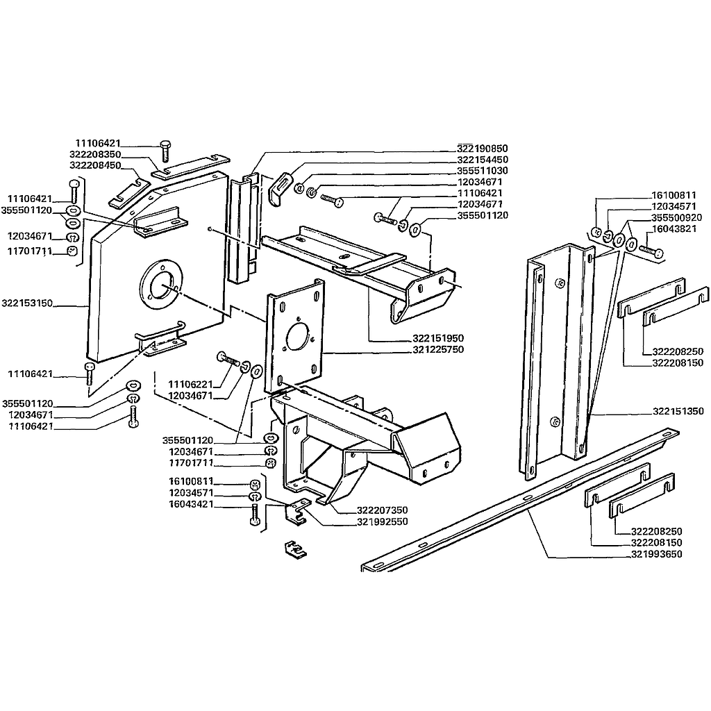 57.CORTADOR DE PALHA - SUPORTES