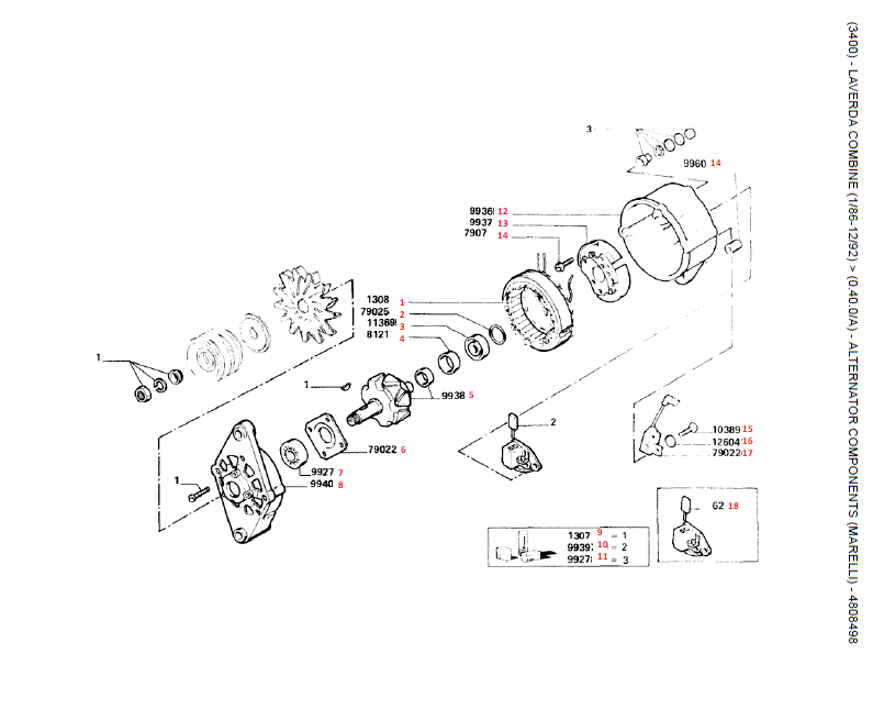02.ALTERNADOR COMPONENTES (MARELLI) - 4808498