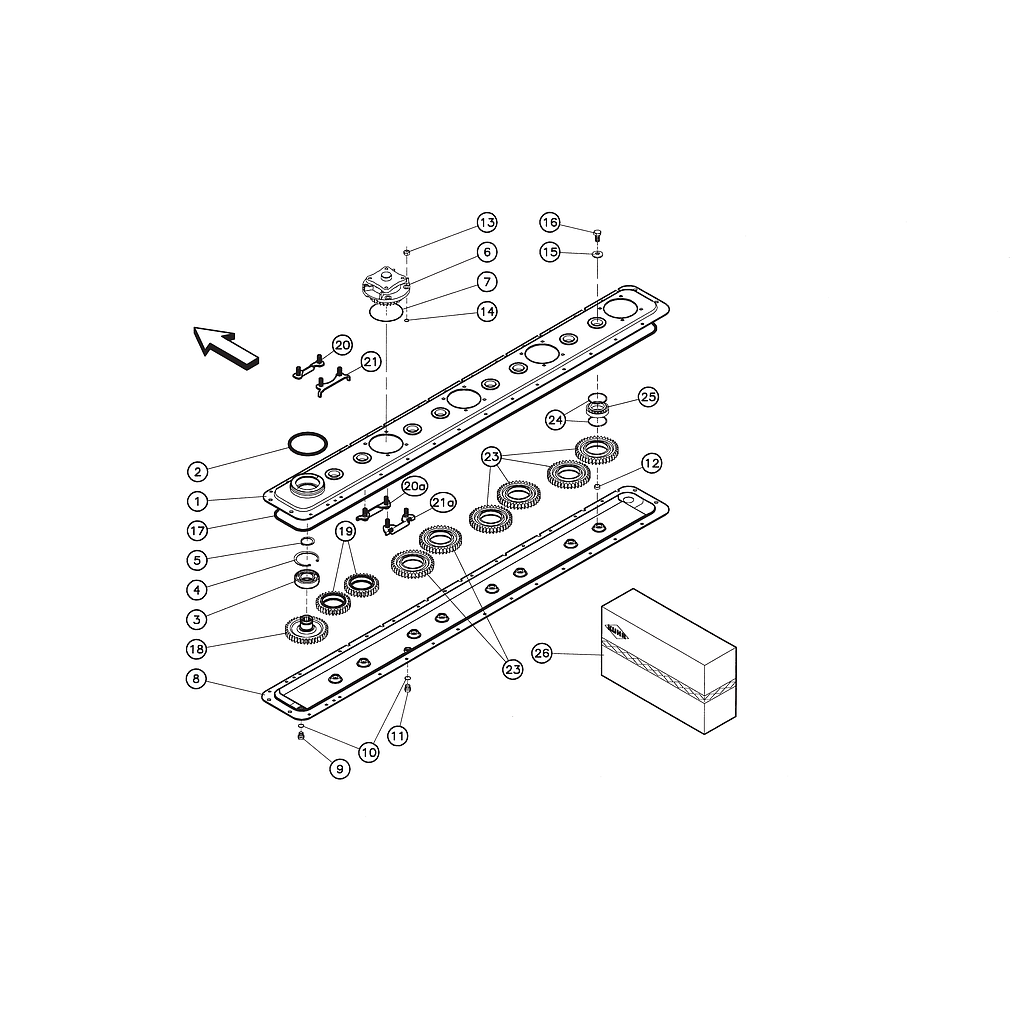 Caixa de carretos e carretos