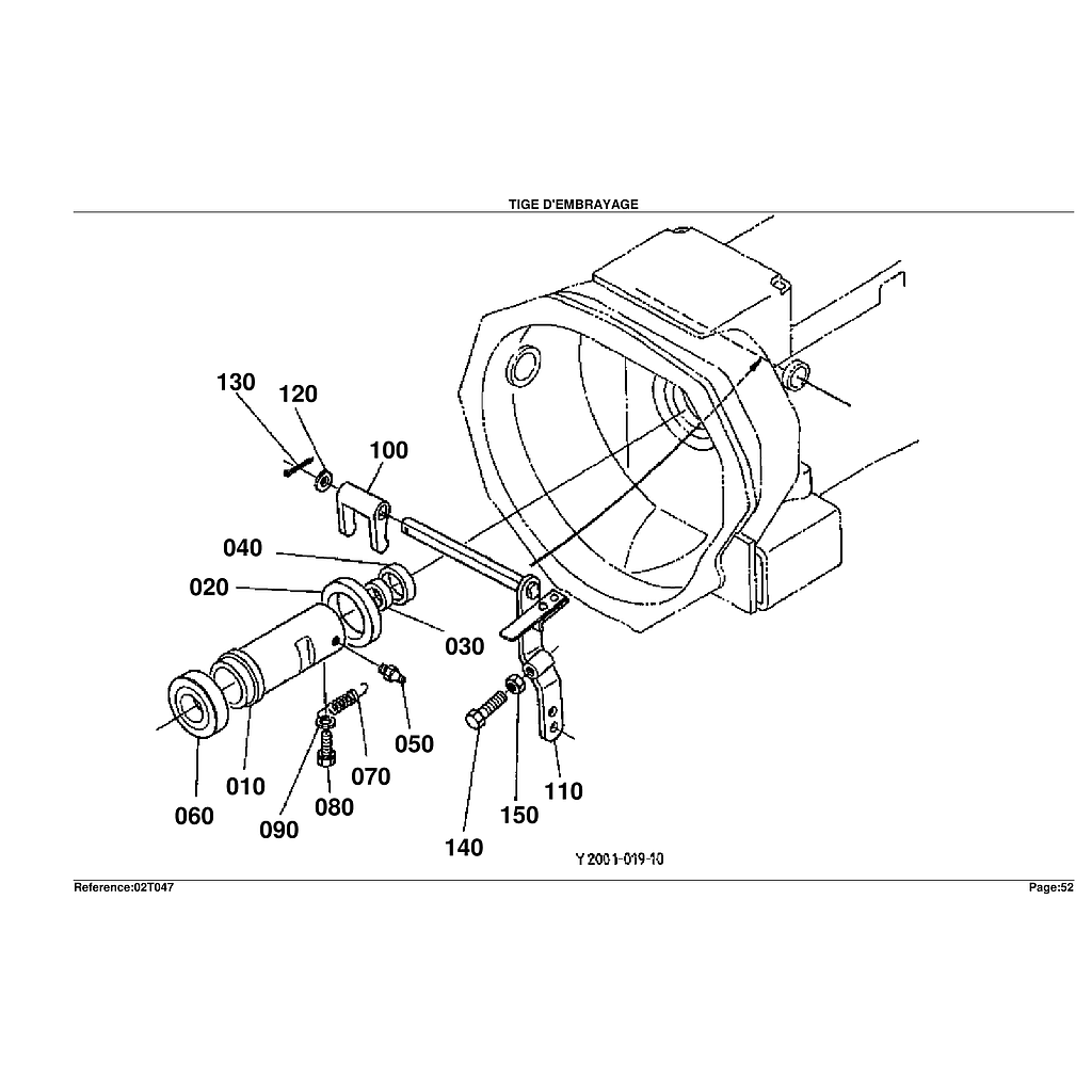 03. HASTE DE EMBRAIAGEM