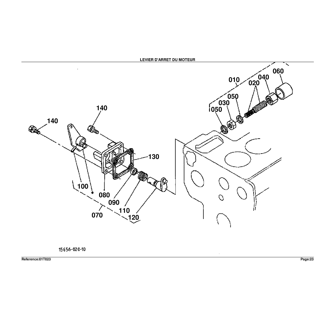 08.  ALAVANCA DE PARAGEM DO MOTOR