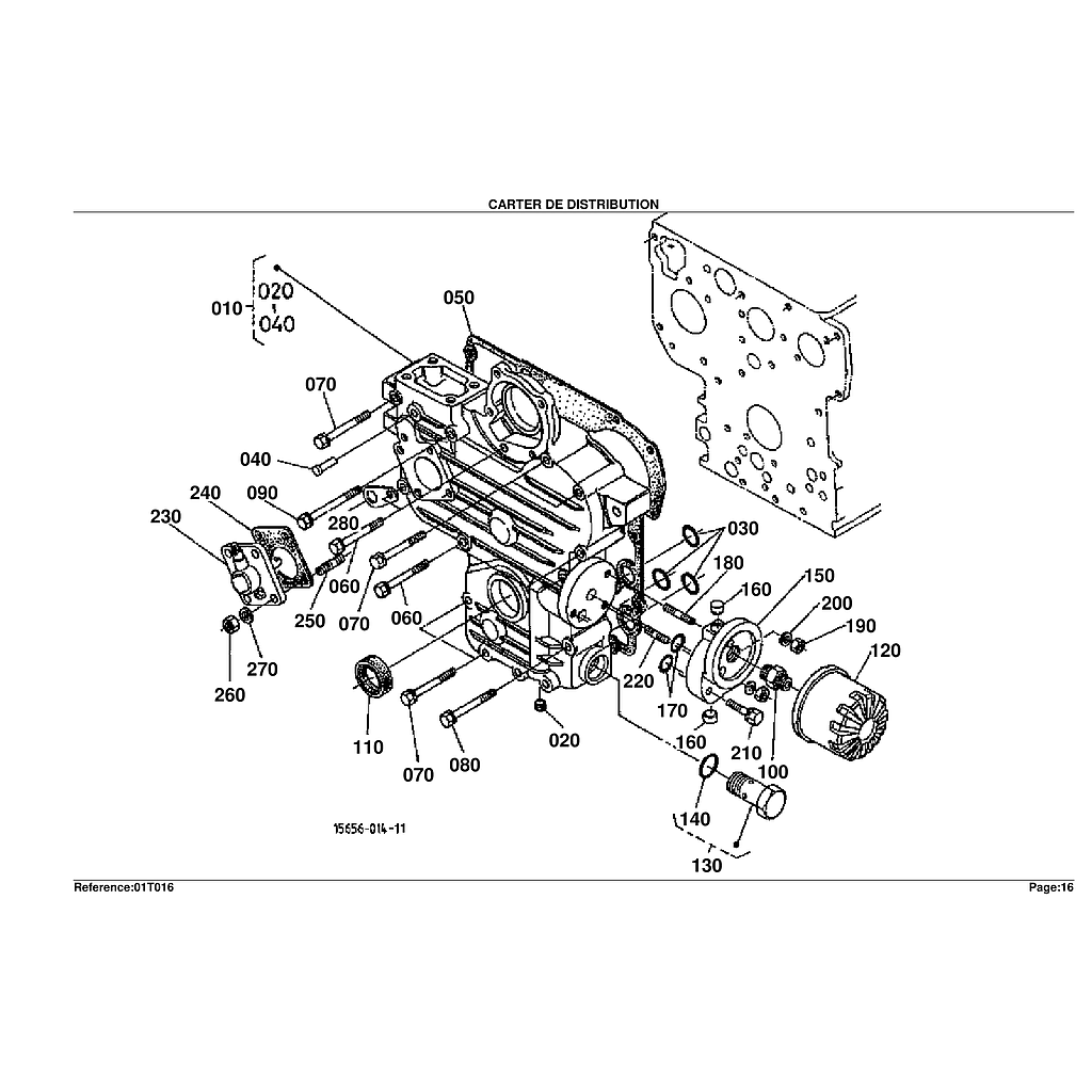 14. CAPA DA EMBRAIAGEM