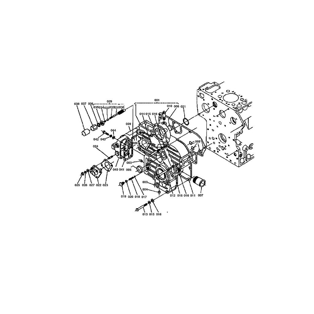 0102 Caixa de engrenagens