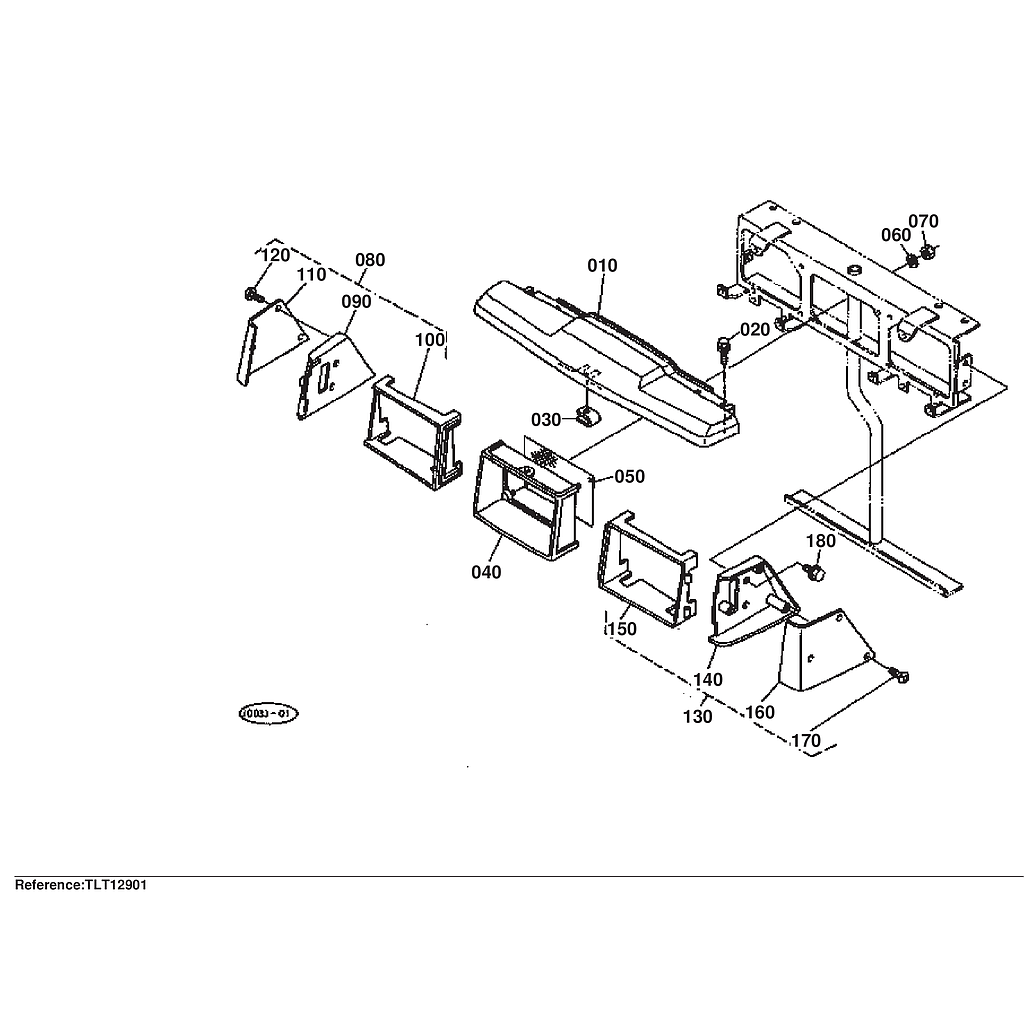 Suporte dos Farois e reflectores