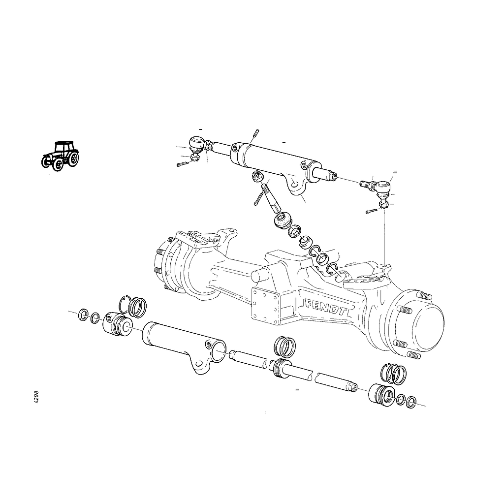 Cilindro Hidráulico direção