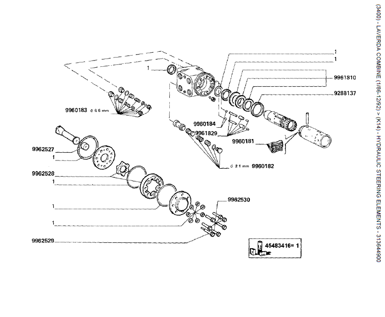 08.ELEMENTOS DE DIRECÇÃO HIDRÁULICA - 313644900