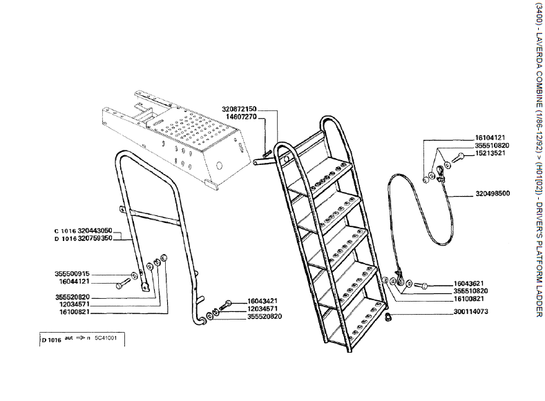 35. ESCADA DA PLATAFORMA DO CONDUTOR