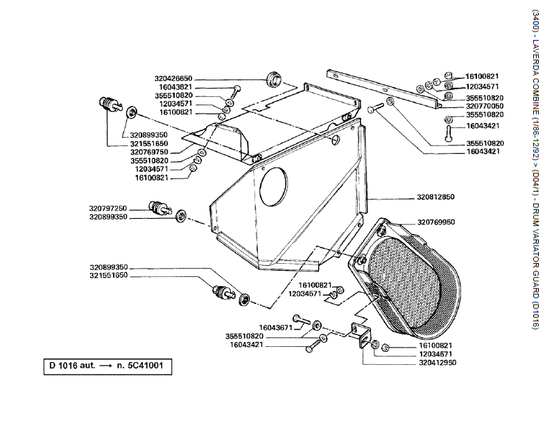 12. RESGUARDO DA VARIAÇÃO DO TAMBOR (D1016)