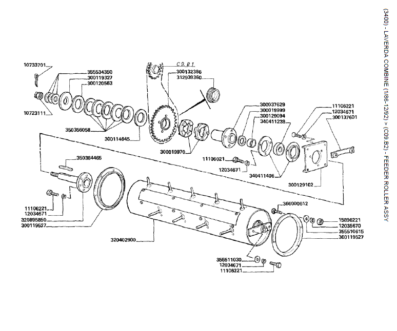08. CONJUNTO DE ROLO DE ALIMENTADOR