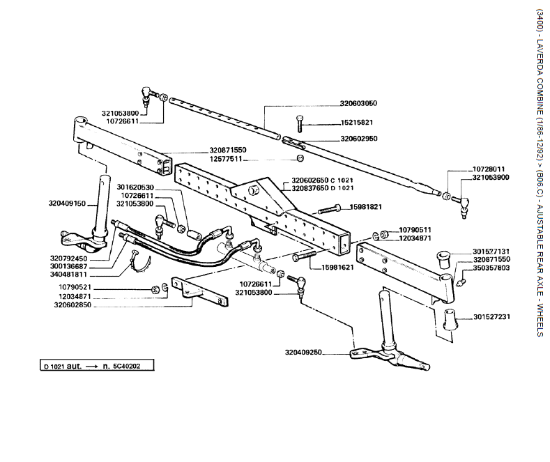 02.EIXO TRASEIRO AJUSTÁVEL - RODAS